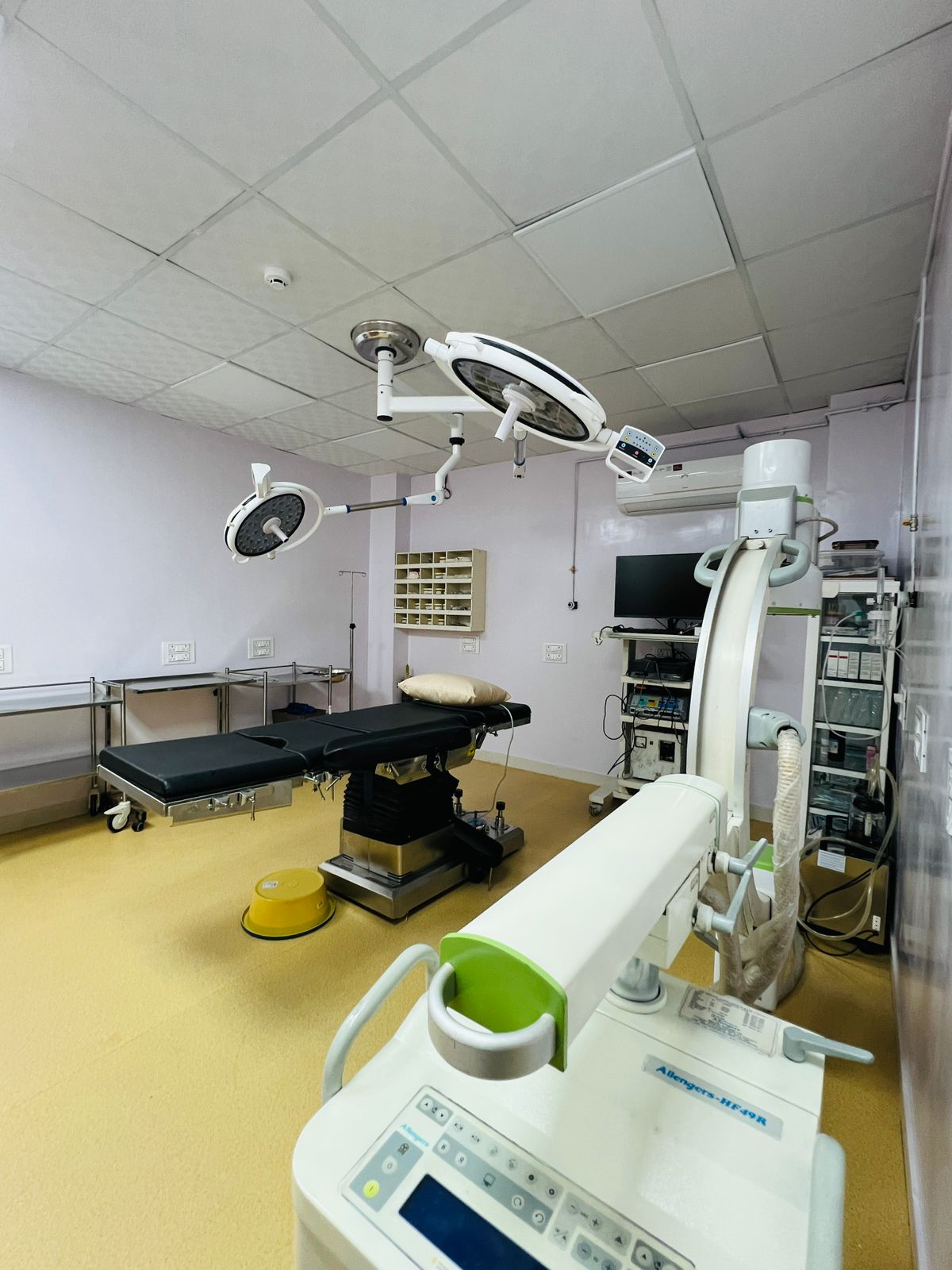 Hospital lobby interior
